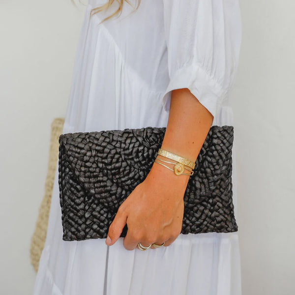 Envelope Clutch Bag / Black