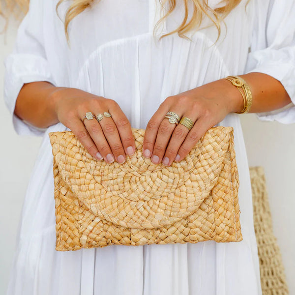 Envelope Clutch Bag / Natural