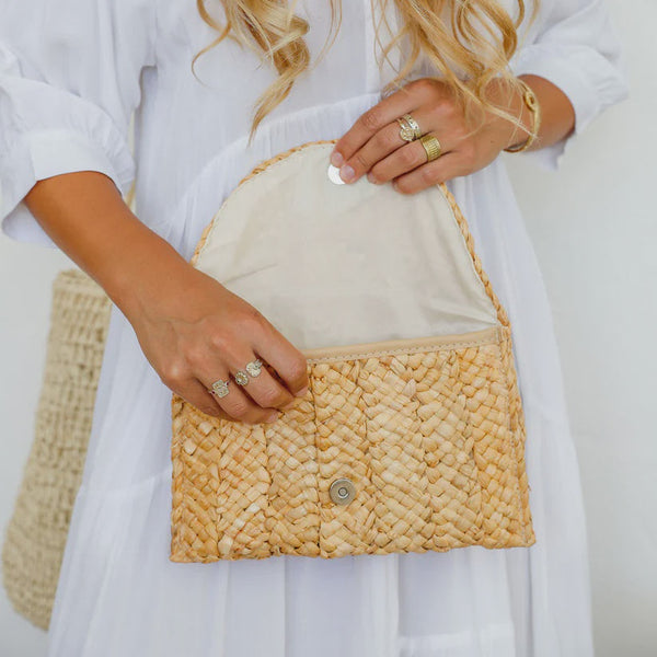 Envelope Clutch Bag / Natural