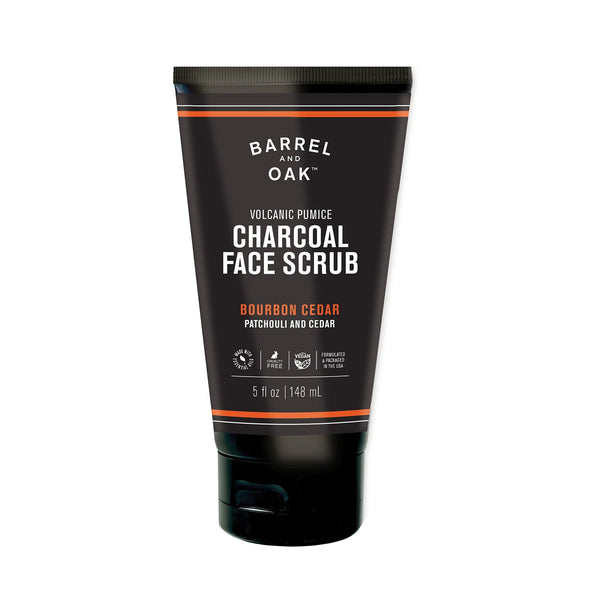 Face Scrub Volcanic Pumice / Charcoal / Bourban Cedar