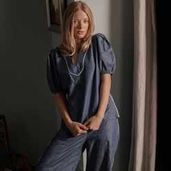 Madison Top / Denim Blue