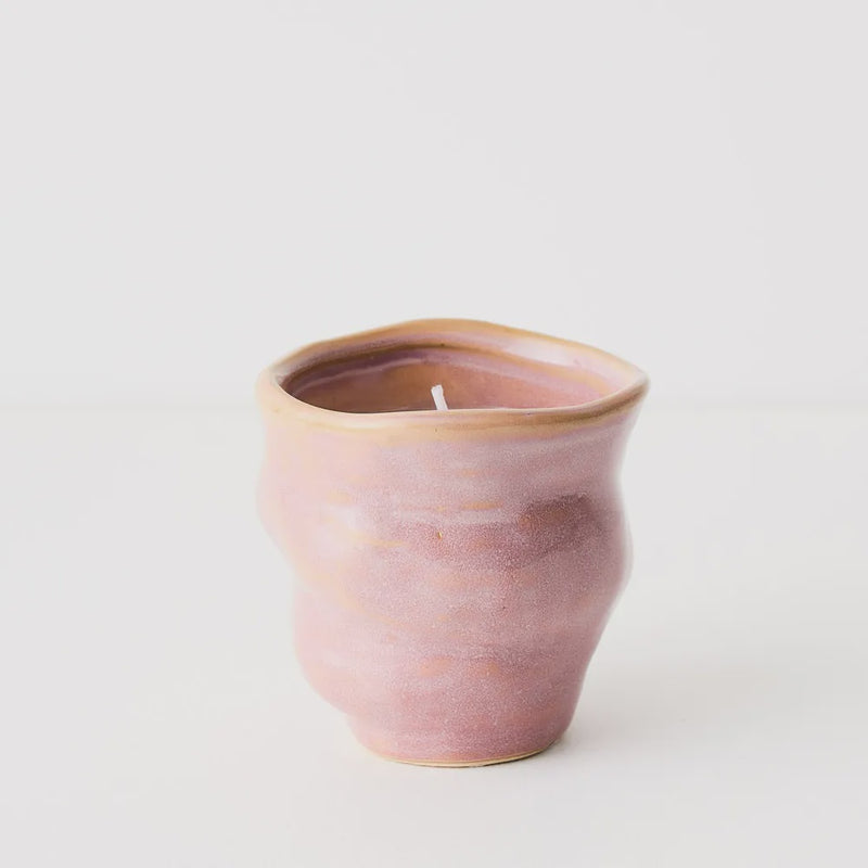 Mae Candle 8cm / Pink