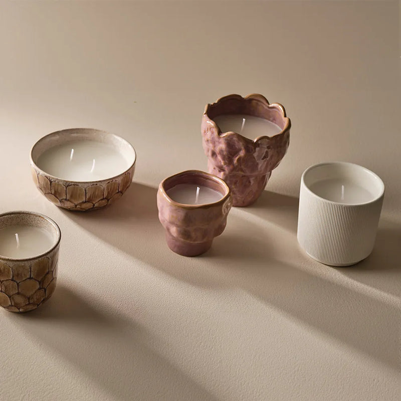 Mae Candle 8cm / Pink