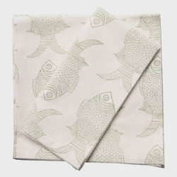 Fishy Napkin Set 4 / Green