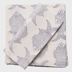 Fishy Napkin Set 4 / Blue