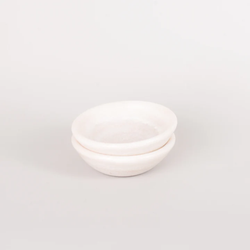 Mini Marble Ravi Bowl / White