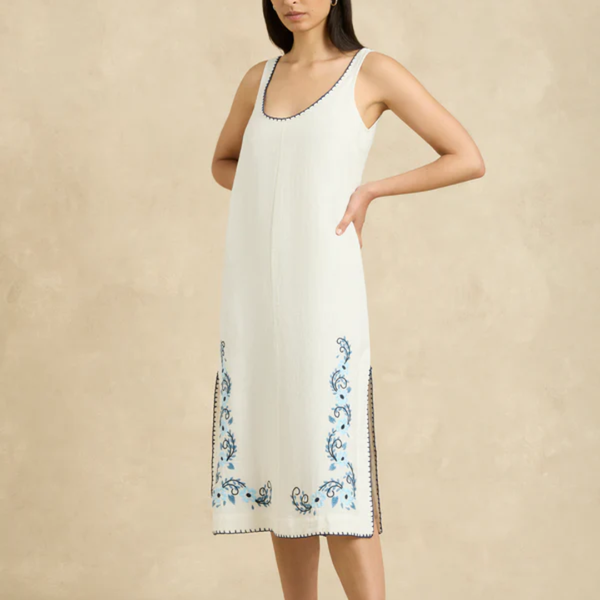 Marla Dress / Blossom Indigo