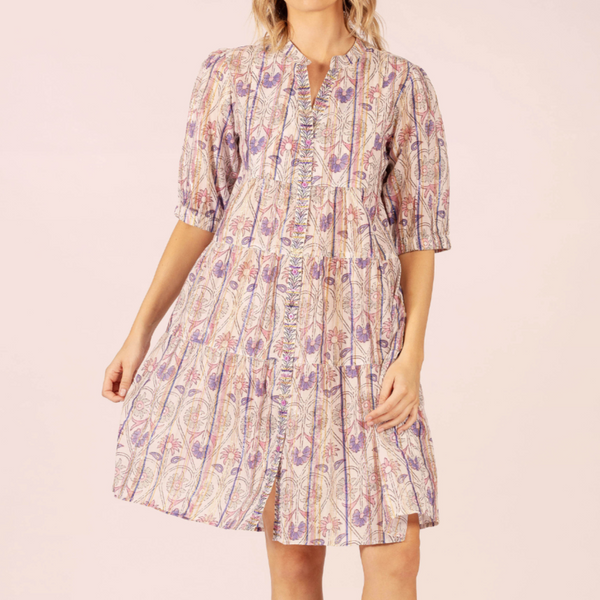 Marilyn Midi Dress / Hindi White