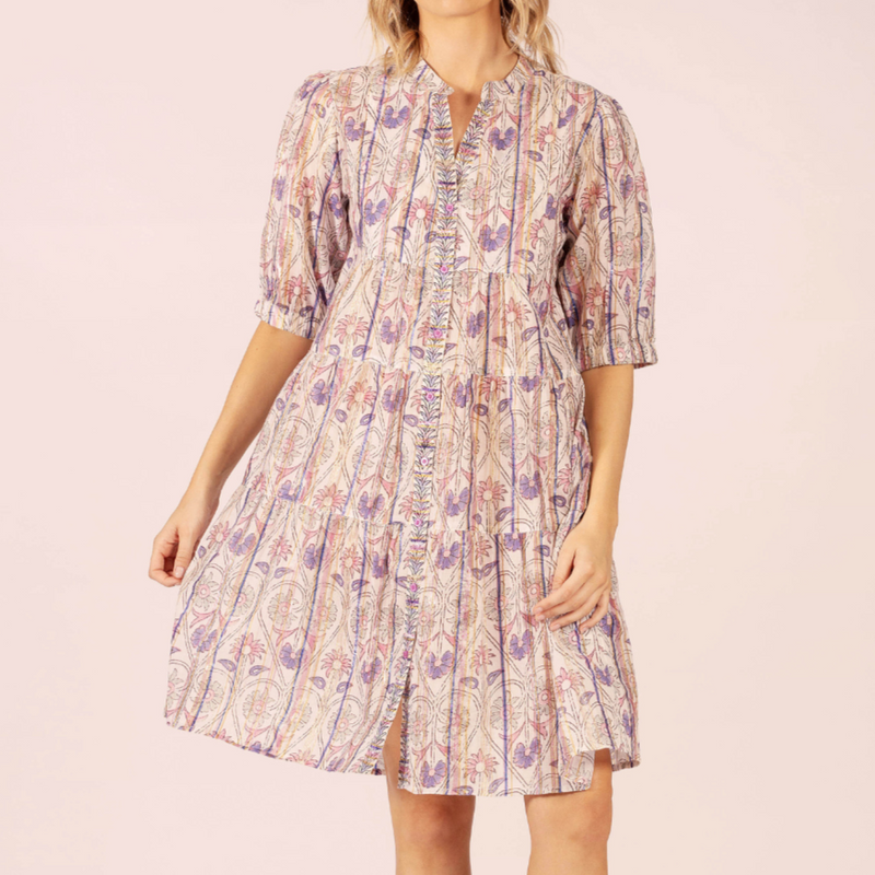 Marilyn Midi Dress / Hindi White