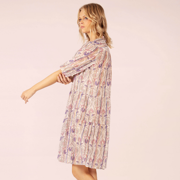 Marilyn Midi Dress / Hindi White
