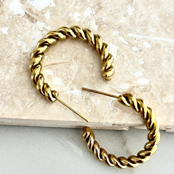 Mason Hoop Earrings / Medium