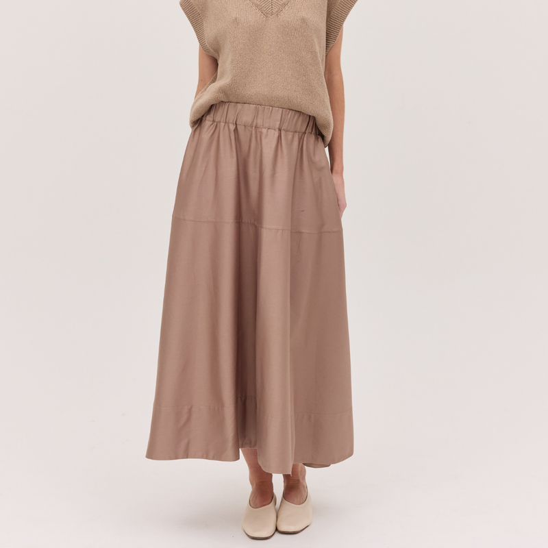 The Maxi Skirt / Mocha