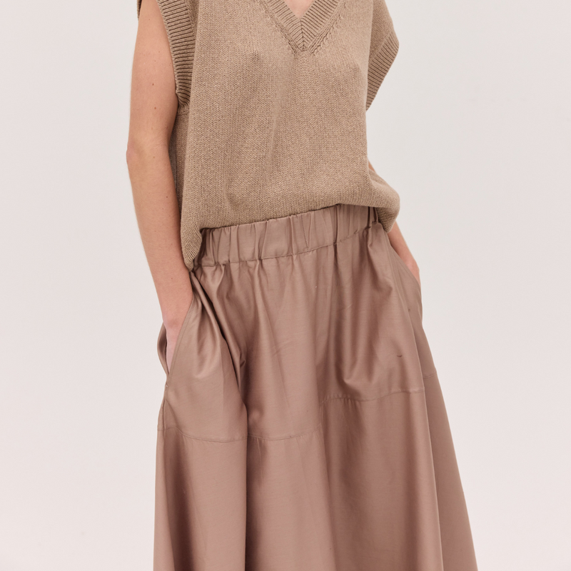 The Maxi Skirt / Mocha