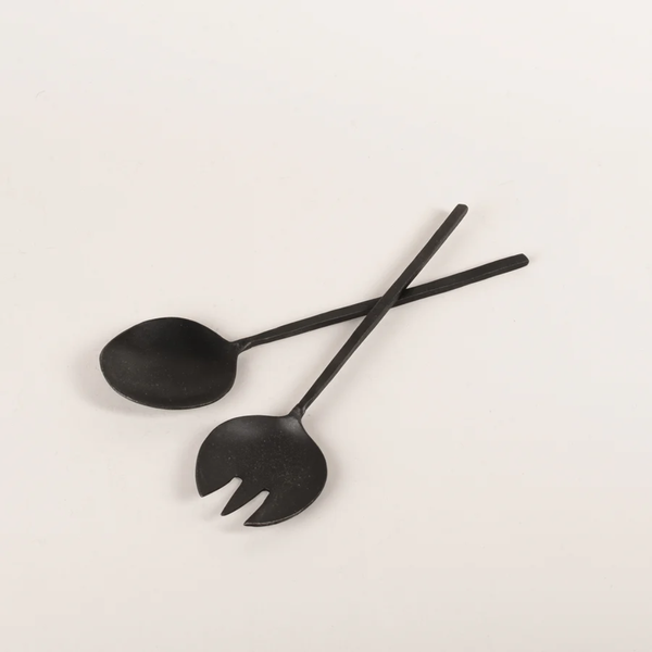 Mini Salad Servers / Black