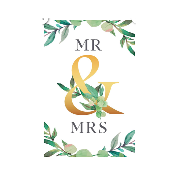 Mr + Mrs Card