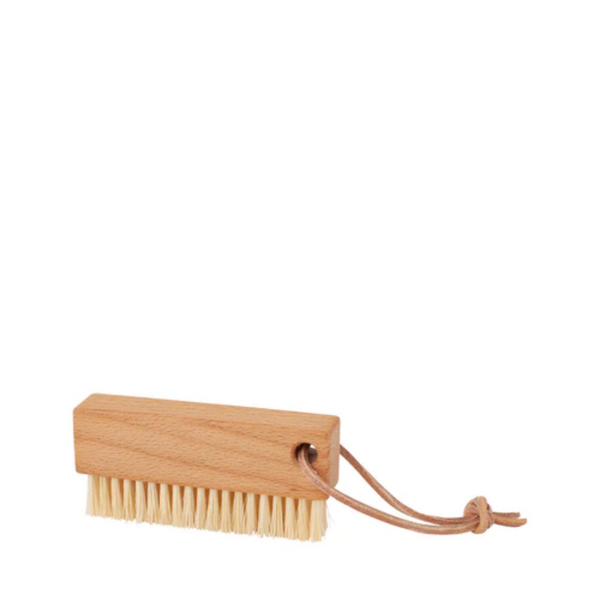 Nail Brush w Leather Strap