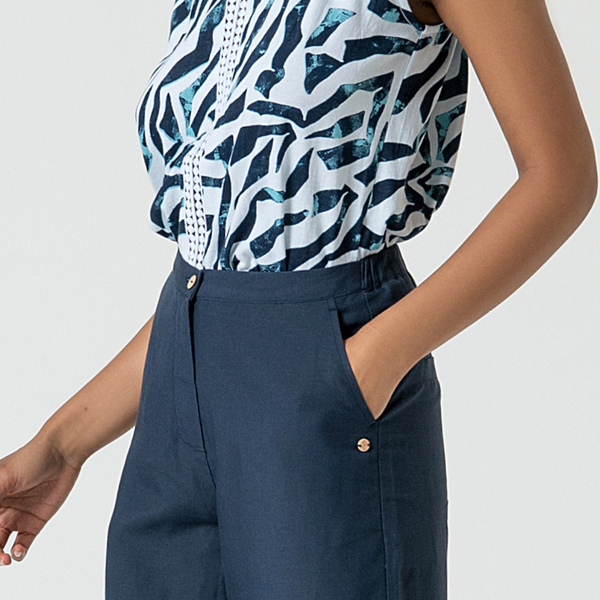 Pants with Italian Pocket / Navy