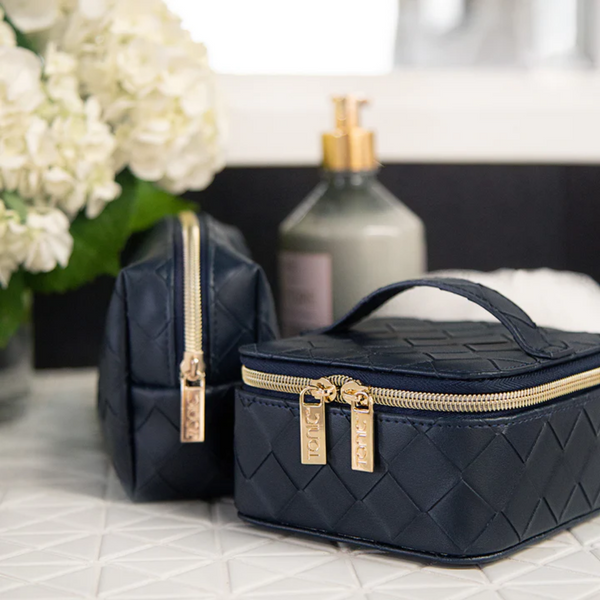 Woven Jewellery Cube / Navy