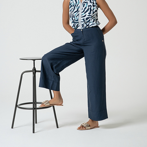 Pants with Italian Pocket / Navy