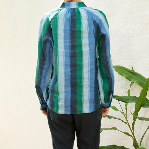 Nola Blouse / Ocean