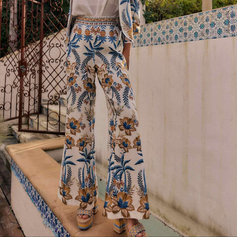 Willow Panel Pant / Golden Medina