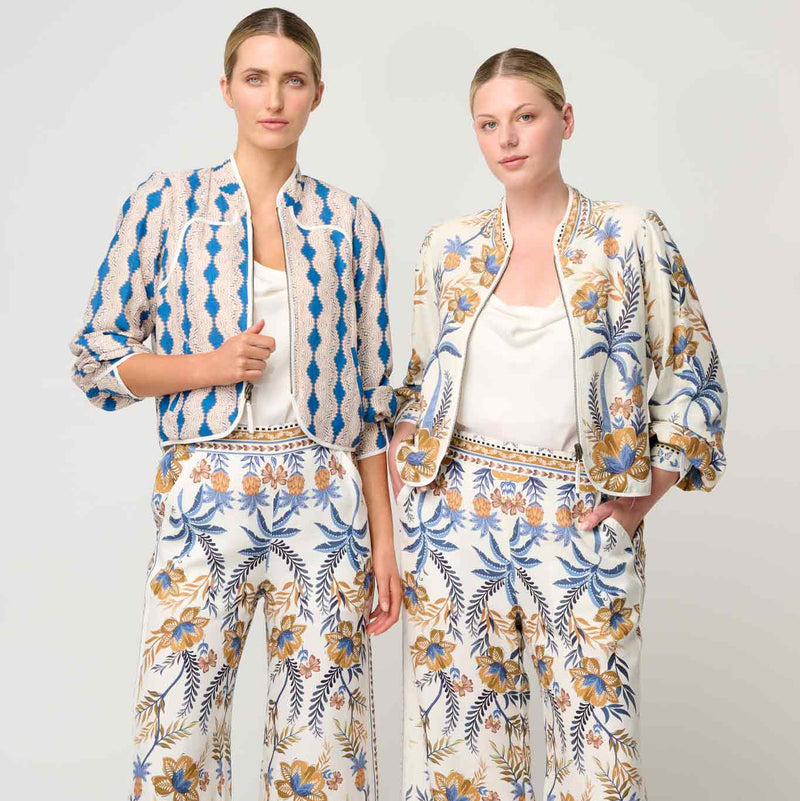 Aurora Reversible Jacket / Golden Medina + Topaz