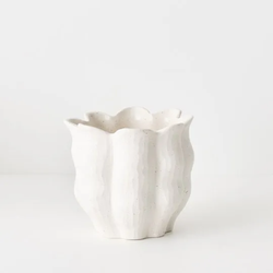 Oliva Pot 15cm / White