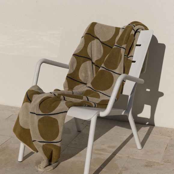 Abacus Beach Towel /  Oyster + Kumara