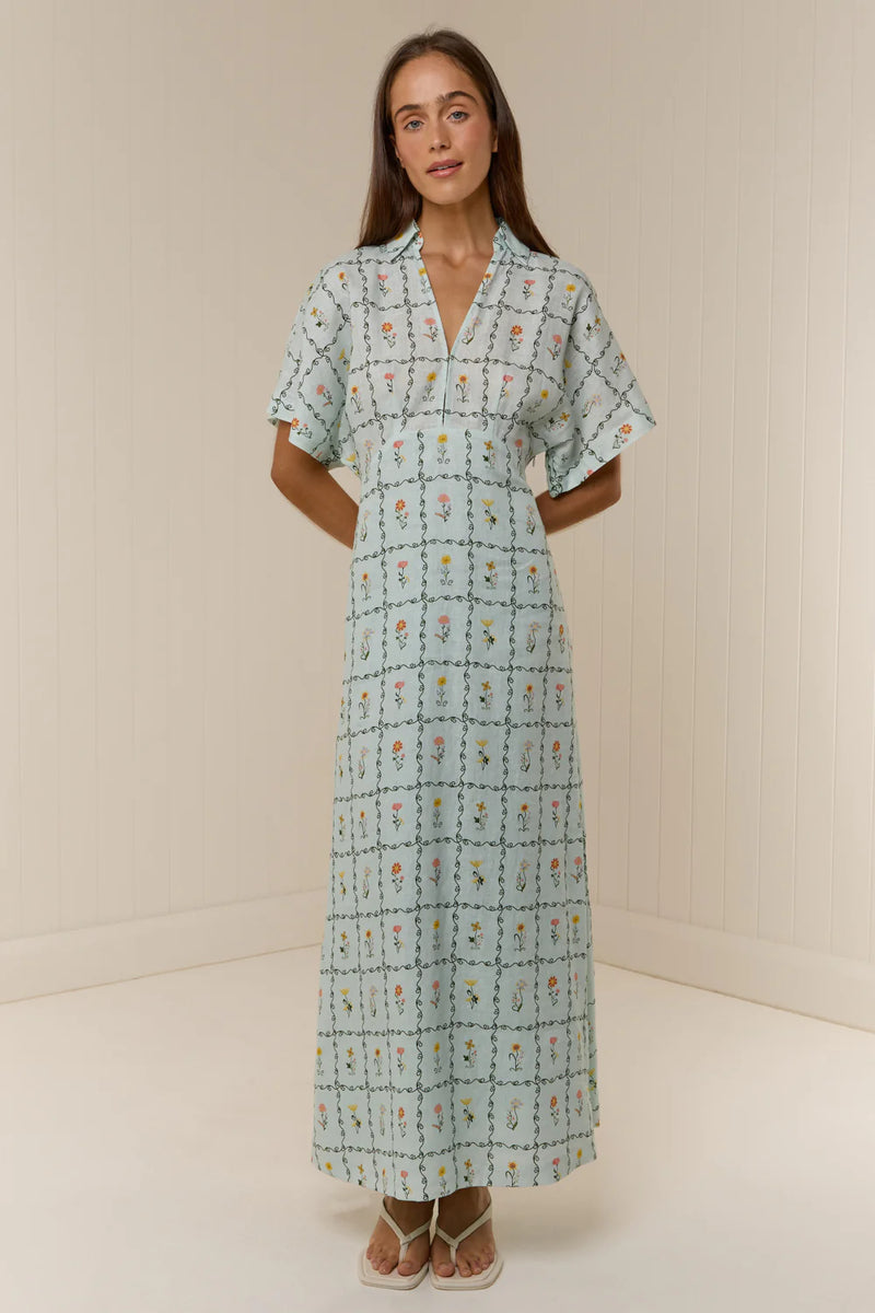 Jasmine Dress / Calypso Tile