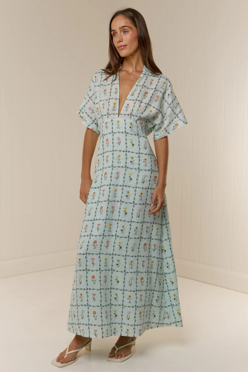 Jasmine Dress / Calypso Tile