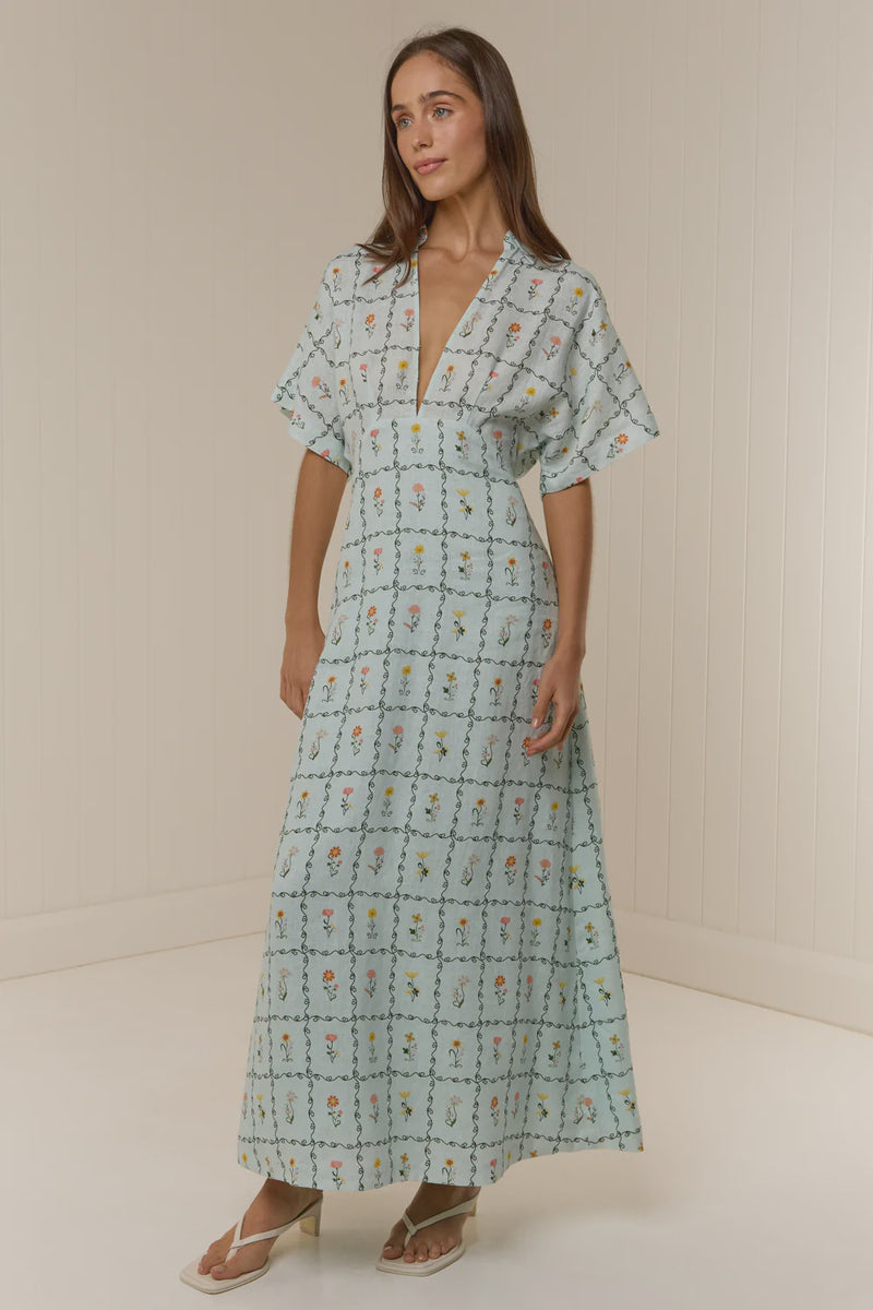 Jasmine Dress / Calypso Tile