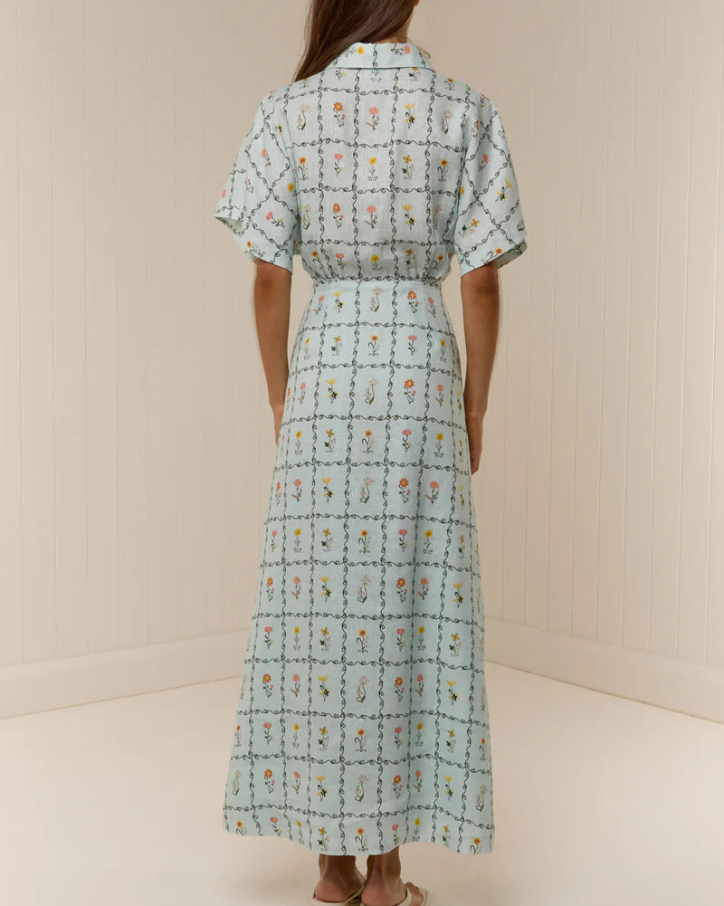 Jasmine Dress / Calypso Tile