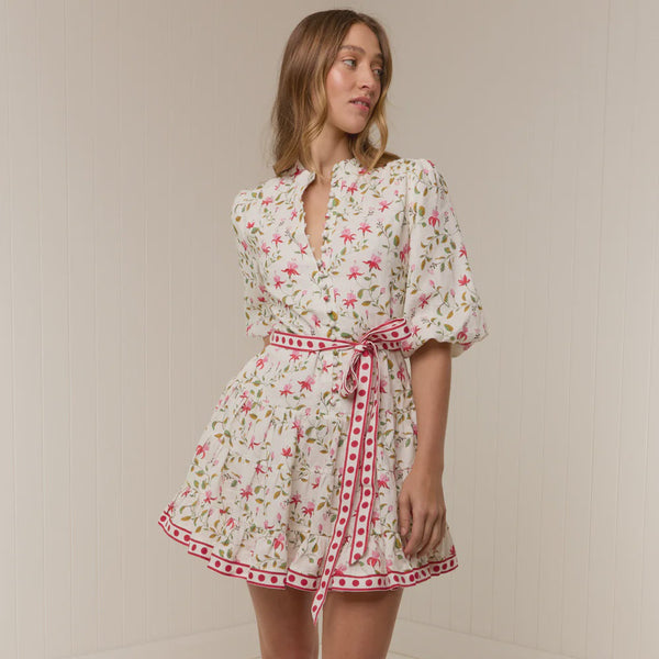 Ruba Mini Dress / Pink Petals