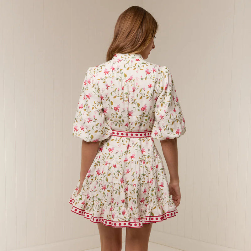 Ruba Mini Dress / Pink Petals
