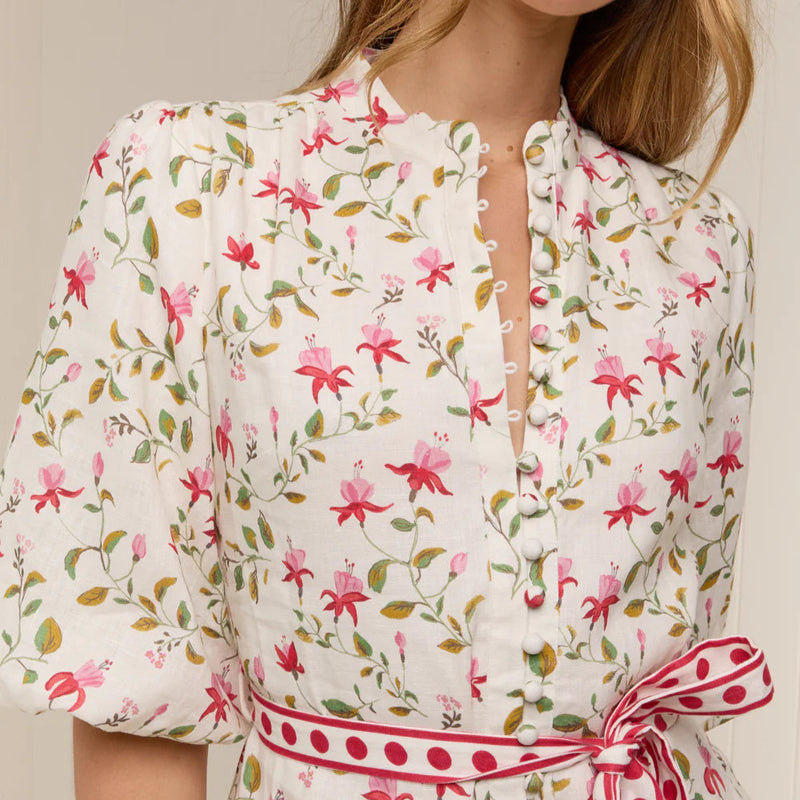 Ruba Mini Dress / Pink Petals
