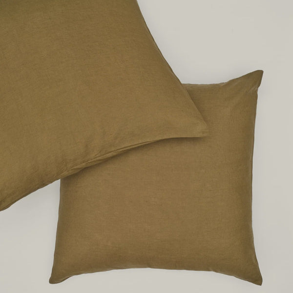 European Pillowcase Set 2 / Olive