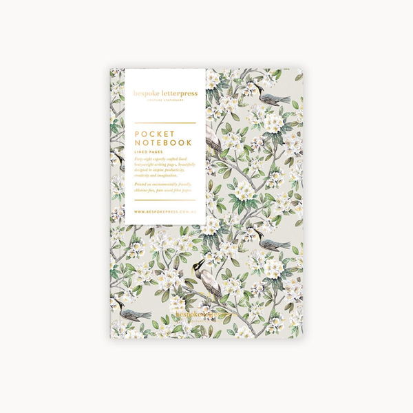 Pocket Lined Notebook / Victoria