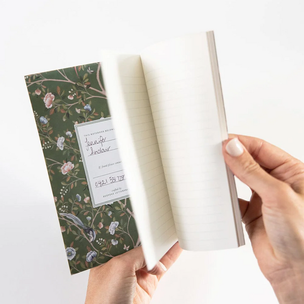 Pocket Lined  Notebook / Camellia Tree