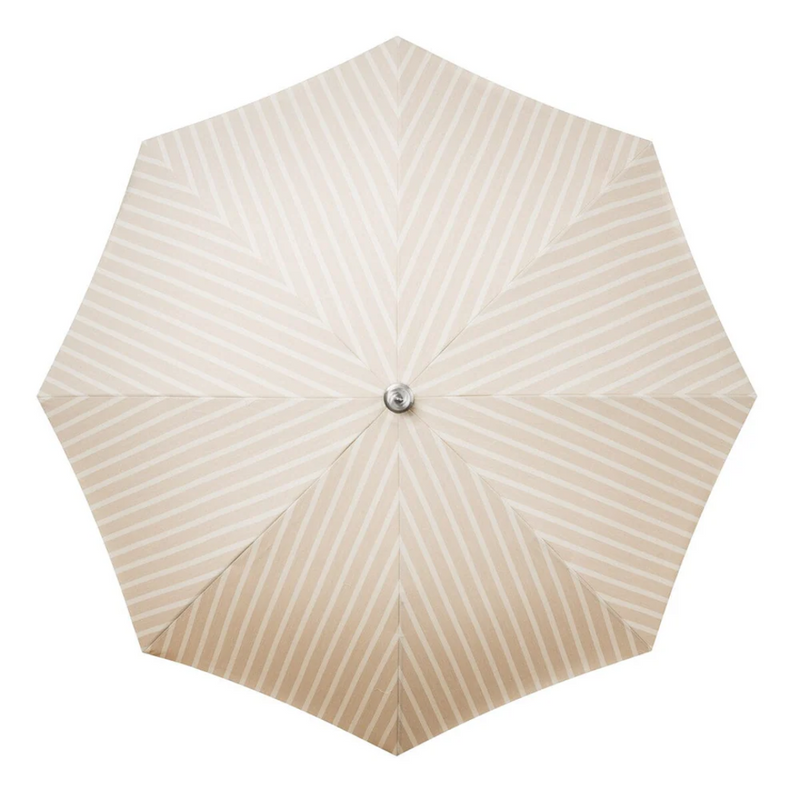 Premium Beach Umbrella / Monaco Natural Stripe