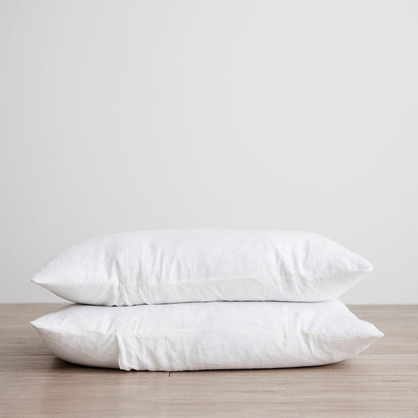 Pillowcase Set King White