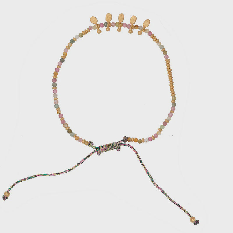 Beldi Bracelet Adjustable / Multi Tourmaline