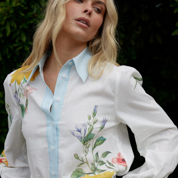 Rafferty Blouse / Whisper Fleur