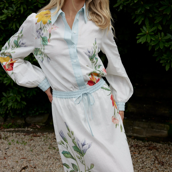 Rafferty Skirt / Whisper Fleur