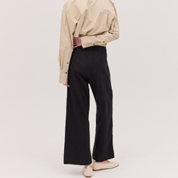The Relaxed Tailored Pant / Black