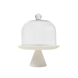 Resin Cake Stand with Cloche