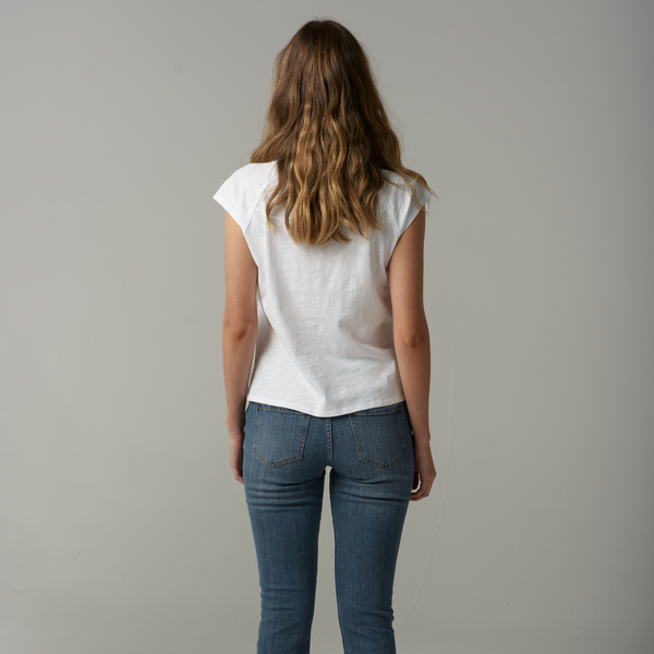 Rodeo Printed Tee / White