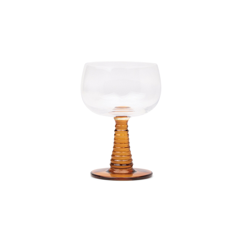 The Romy Whine Glass Set 2 / Amber