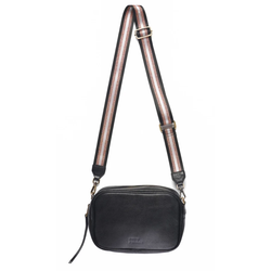 Rosie Crossbody Bag w 2 Straps / Black
