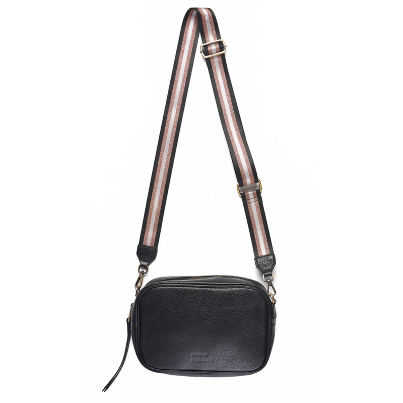 Rosie Crossbody Bag w 2 Straps / Black