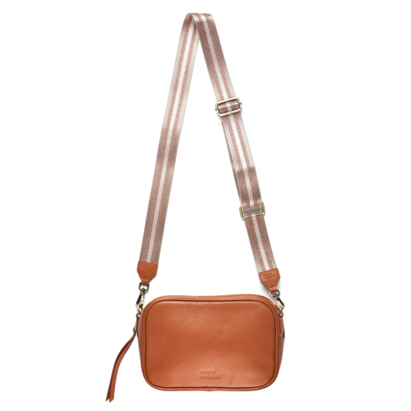Rosie Crossbody Bag w 2 Straps / Tan